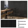 HeatShield Peel  Stick Backsplash Film  Waterproof Tile Stickers OilProof Kitchen Wallpaper For Cab 16
