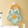 Flower Hanging Hand Towel  Soft QuickDry Kitchen Hand Towel With Absorbent Design 7