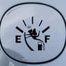 Fairy Fuel Tank Cap Sticker  Cute Car Gas Cap Decal Vinyl Waterproof Fuel Gauge Sticker 3