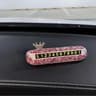 DiamondStudded Temporary Parking Number Plate  Luxury Dashboard Car Phone Number Sign 0
