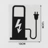 EV Battery Charger Funny Electric Vehicle Sticker  Reflective EV Decal For Car Truck  Charging Port 6