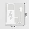 EV Battery Charger Funny Electric Vehicle Sticker  Reflective EV Decal For Car Truck  Charging Port 7