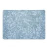 Floral Faux Leather Placemats Set  Waterproof Wipeable NonSlip Table Mats For Everyday Dining 9