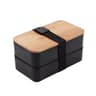 Adult Bento Lunch Box 2Tier Meal Prep Container With Cutlery  Microwave Safe DishwasherFriendly 120 7