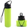 600ml Foldable Silicone Water Bottle  LeakProof Lightweight Collapsible Water Bottle For Hiking Cam 7