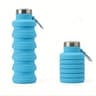 Collapsible Silicone Water Bottle  BPAFree Foldable Travel Bottle For Hiking  Everyday Hydration 9