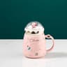 Santa SnowGlobe Lid Ceramic Christmas Mug 500ml  Cute Christmas Mug With Lid Gift Cup 7