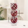 Premium Flocked Christmas Ball Ornaments  Elegant Christmas Tree Decorations  Window Display Orname 8