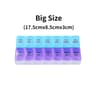 Portable 7 Day Pill Organizer Travel Case With 14 Compartments AM PM Weekly Pill Box 11