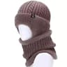 Mens Winter Hat With Visor Faux Fur Lined Knitted Bomber Cap With Earflaps 12