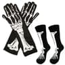 Long Skeleton Gloves For Halloween Costumes  Skeleton Hand Gloves For Cosplay Parties 8