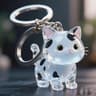 Pocket Pet Hair Remover Keychain  Reusable Pet Hair Remover Pendant With Hidden Collector 12