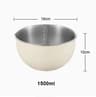 304 Stainless Steel Mixing Bowls Set With NonSlip Base 15L25L45L For Baking Salad And Meal Prep 9