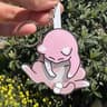 Rotatable Egg Cat Acrylic Keychain Fidget Pendant For Bags  Keys 8