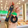 Creative Character Wrist Strap Keychain Pendant  Collectible Figurine Bag Charm 7