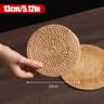Handwoven Rattan Coaster  Heat Resistant Trivet Pad For Mugs And Hot Pots 7