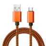 3m USBA To USBC Nylon Braided Fast Charging  Data Cable 3A 6