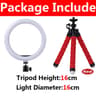 1633cm LED Ring Light With Flexible Tripod  Phone Holder For Selfies Live Streaming And Video Calls 7
