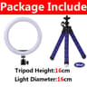 1633cm LED Ring Light With Flexible Tripod  Phone Holder For Selfies Live Streaming And Video Calls 8