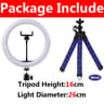 1633cm LED Ring Light With Flexible Tripod  Phone Holder For Selfies Live Streaming And Video Calls 12
