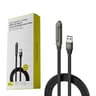 2in1 240W USBC Fast Charging Cable With Foldable Phone Stand Braided 15m 7