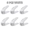 Adjustable Shoe Slots Organizer Set  Double Layer Shoe Space Saver For Closet  Cabinet 11