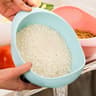 Rice Washing Strainer Bowl With Handles  Small Hole Rice Strainer  Kitchen Drain Basket 8
