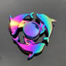 Rainbow Metal Fidget Spinner For Stress Relief HighSpeed Finger Spinner 1
