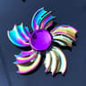 Rainbow Metal Fidget Spinner For Stress Relief HighSpeed Finger Spinner 16