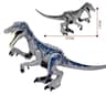 Jurassic Dino Park Dinosaur Building Blocks Set  Large TRex Velociraptor  Triceratops Brick Figures 18