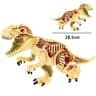 Jurassic Dino Park Dinosaur Building Blocks Set  Large TRex Velociraptor  Triceratops Brick Figures 8