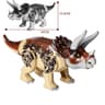 Jurassic Dino Park Dinosaur Building Blocks Set  Large TRex Velociraptor  Triceratops Brick Figures 11