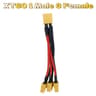 XT60 Parallel Battery Connector 3Way Y Splitter Cable With 14AWG Silicone Wire MaleFemale 13