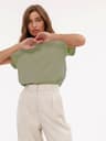 Bornladies 230g Heavyweight Cotton Tee For Women  Loose Fit Solid Summer Top 12