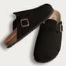 Litfun Womens Suede Clog Mules With Cork Footbed  Arch Support 10
