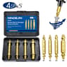 NINDEJIN Damaged Screw Extractor Drill Bit Set 46pcs For Stripped Screws  Bolts 9