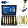 NINDEJIN Damaged Screw Extractor Drill Bit Set 46pcs For Stripped Screws  Bolts 11