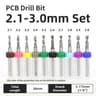 TOOLEYE Carbide PCB Drill Bit Set 10pcs 18 Shank Micro CNC Bits 013175mm 9