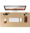PU Leather Desk Pad Protector  NonSlip Desk Mat Protector  Large Mouse Pad For Office Desks 8
