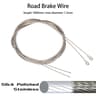 ZTTO Stainless Steel Bike Shift Cable Set 2100mm  Smooth MTBRoad Shifting  Braking Inner Cable 13