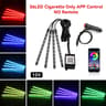 USB Car Interior Ambient Light Strips 48 LED With App And Remote Control 8