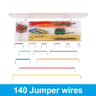 MB102 Solderless Breadboard Kit 400830 Tie Points With Dupont Jumpers For Arduino Prototyping 13