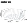 MultiFunctional Under Shelf Basket Hanging Storage Basket For Kitchen  Bathroom Perforated Metal 8