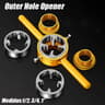 Universal DrillPowered Pipe Thread Tapper Kit  Water Pipe Tapping Tool 46Point Inner Hole Opener Fo 8