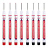 8Piece Deep Hole Marker Set 20mm Long Nib Waterproof Metal Marking Pen For Woodworking  DIY 12