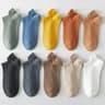 Mens Bamboo Socks 5Pack Breathable Cotton Blend MoistureWicking OdorResistant Dress  Sport Crew Soc 3