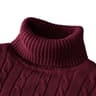Mens Turtleneck Sweater  Warm Roll Neck Knit For Everyday SmartCasual Style 3