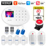 KERUI Tuya Wireless Home Security System Kit  WiFi GSM Alarm System 433MHz With Motion Sensor 8