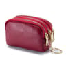 DoubleLayer Cowhide Womens Wallet  Large Capacity Zip Coin Purse  Card Organizer 17