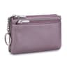 Soft Genuine Leather Zipper Wallet For Women Large Capacity Coin Purse With Keychain 14